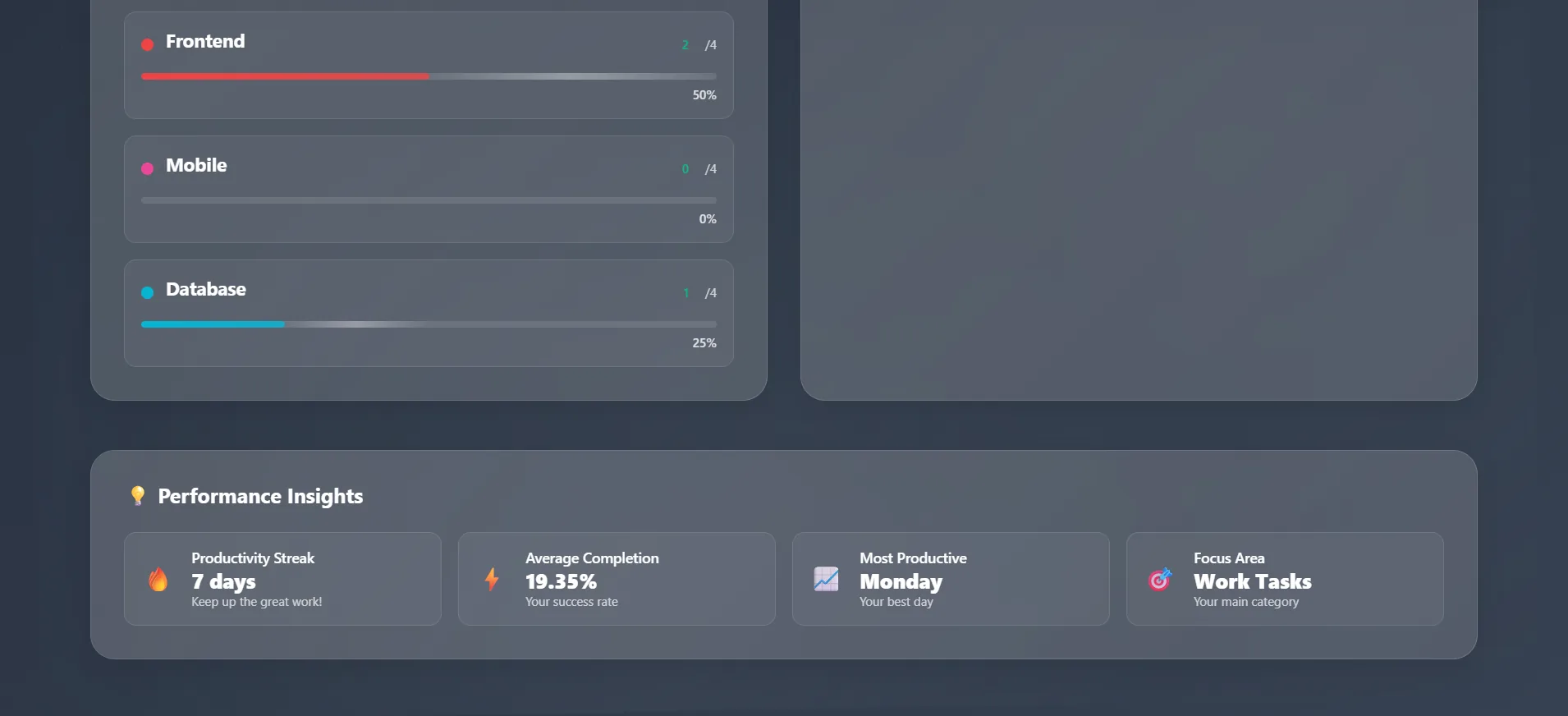 Taskflow settings